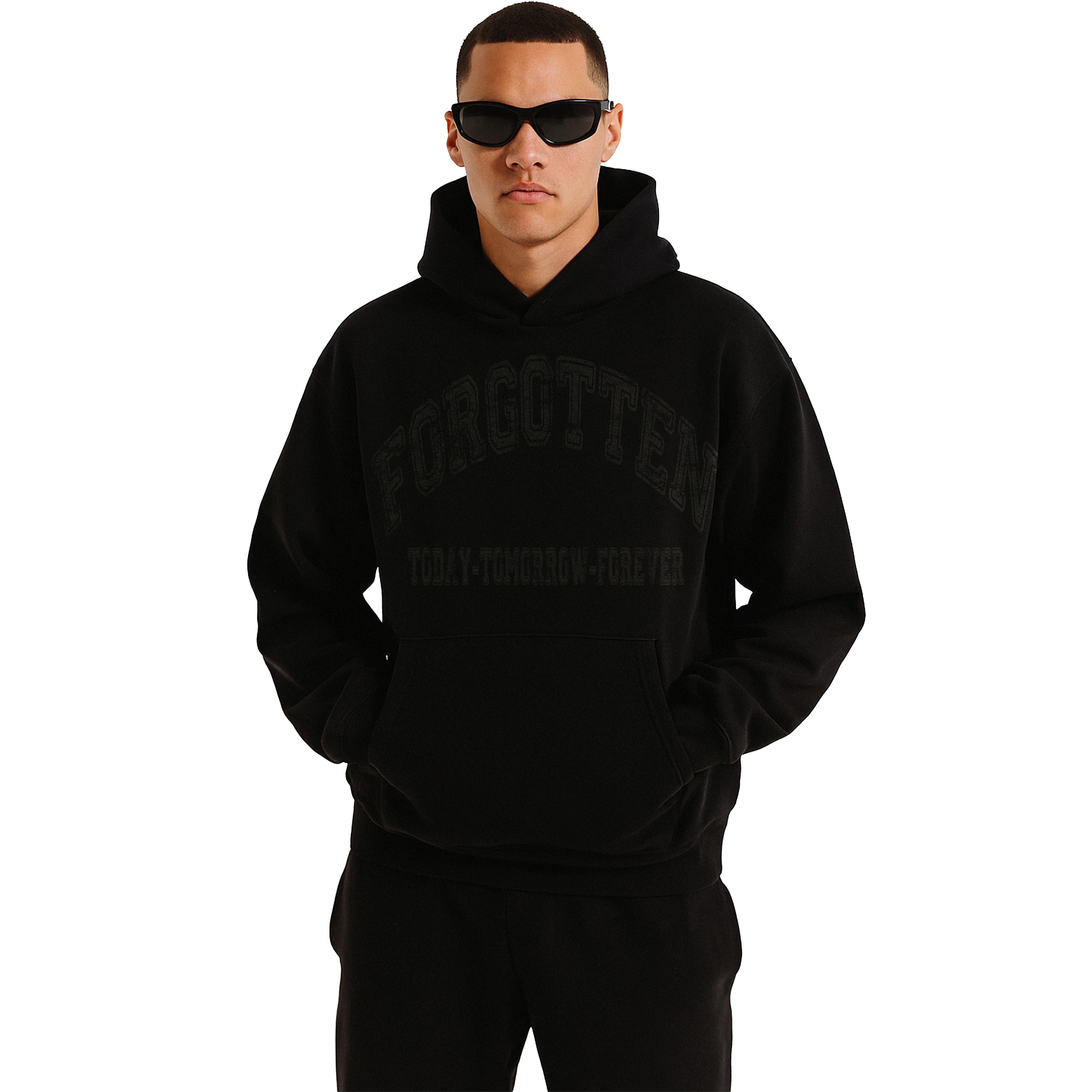 SIGNATURE HOODIE BLACK ON BLACK